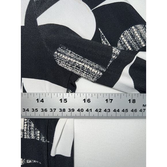 Ann Taylor Factory Cardigan Womens XXS Petite Belted Abstract Lightweight Sweate - Picture 5 of 6